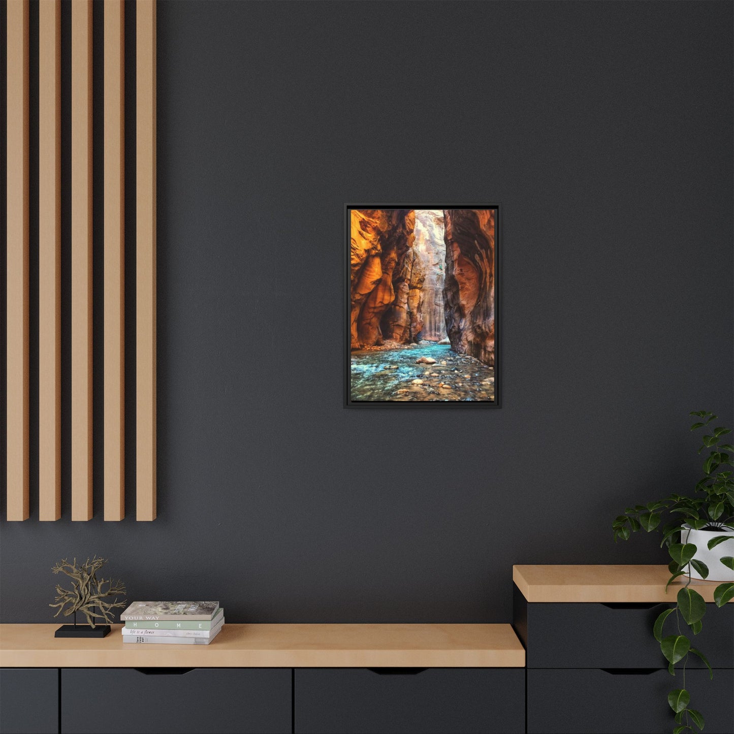 Echoes of the Narrows - Framed Canvas Art