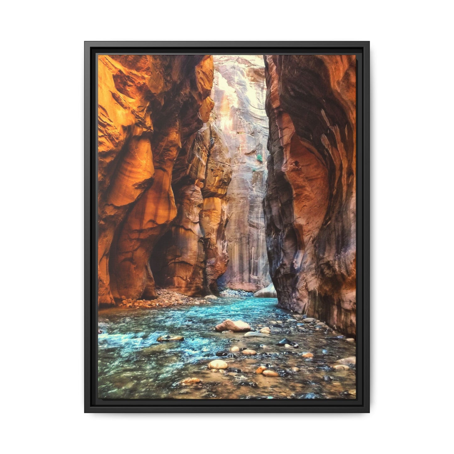 Echoes of the Narrows - Framed Canvas Art