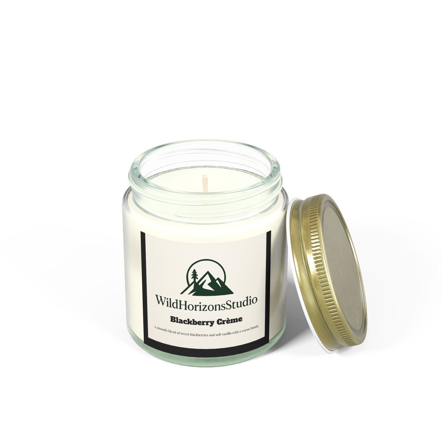 Blackberry Crème - Coconut Apricot Wax Candle