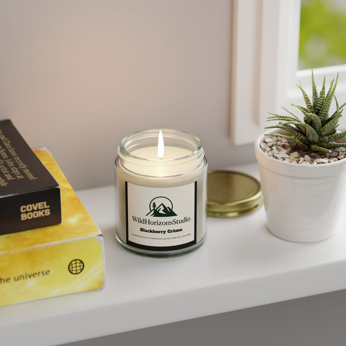 Blackberry Crème - Coconut Apricot Wax Candle