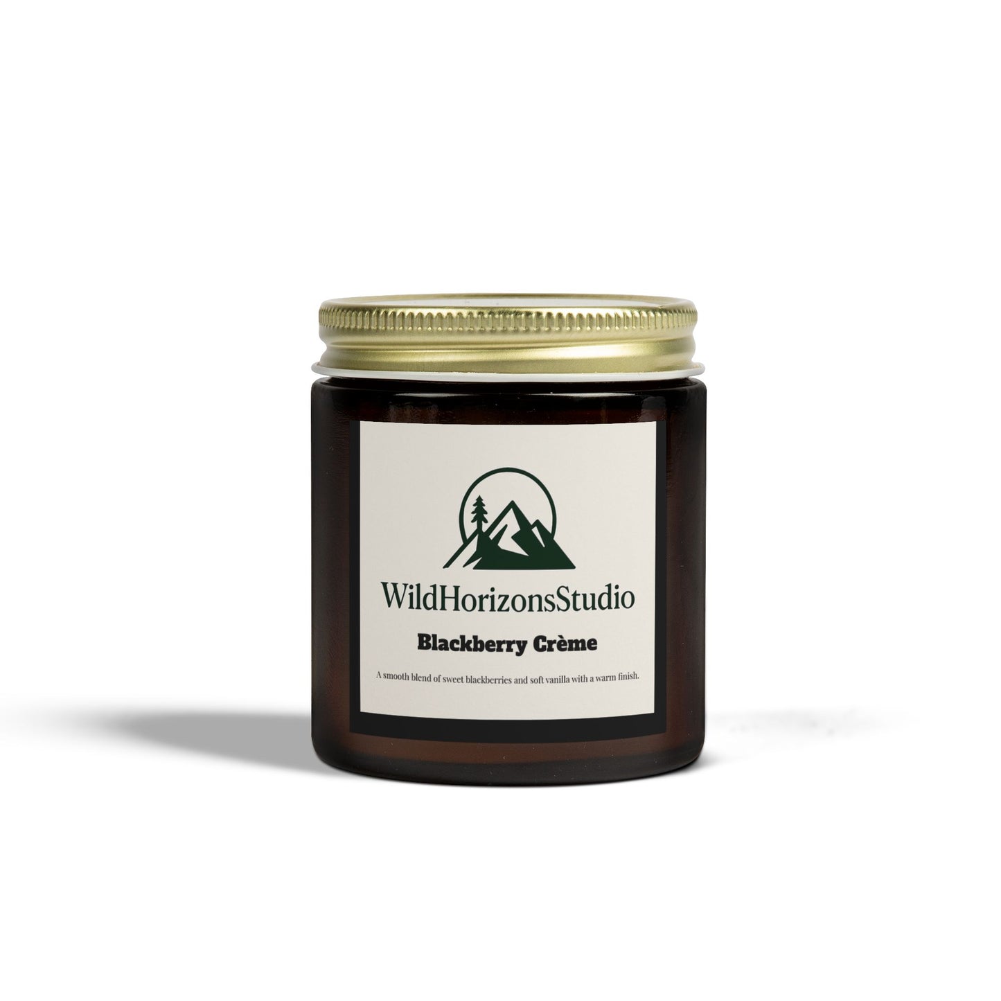 Blackberry Crème - Coconut Apricot Wax Candle