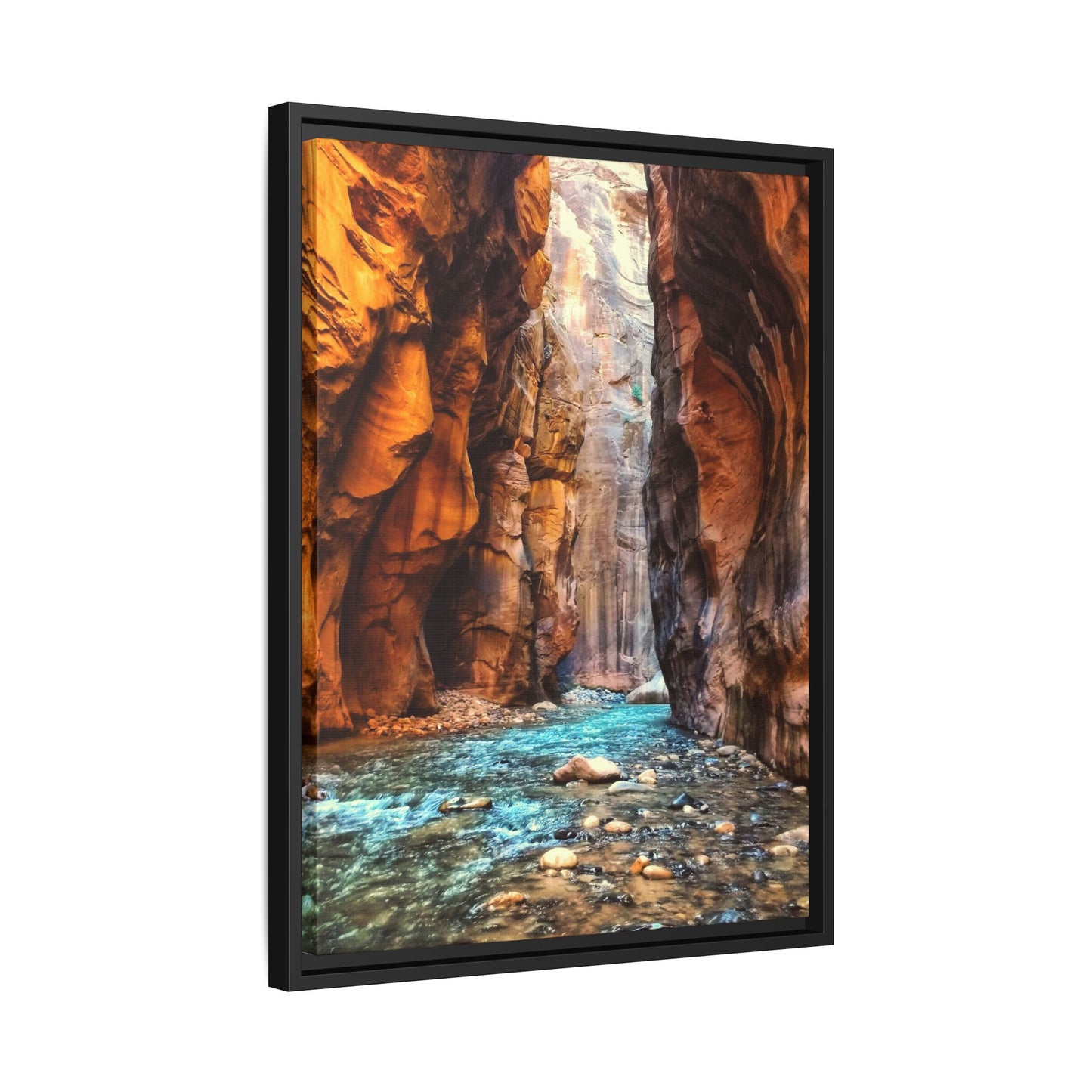 Echoes of the Narrows - Framed Canvas Art