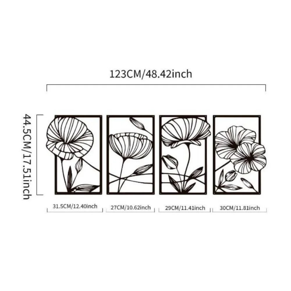 Elegant Bloom Silhouettes