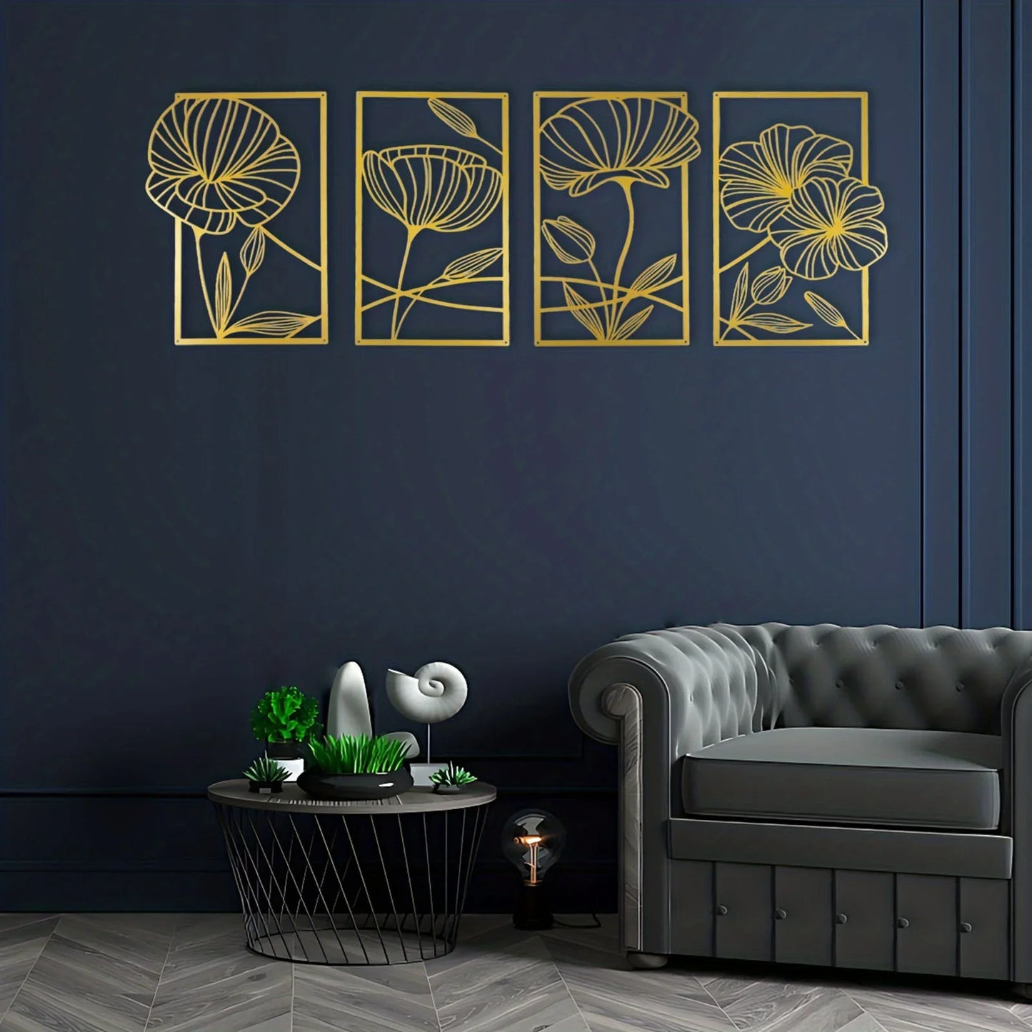 Elegant Bloom Silhouettes