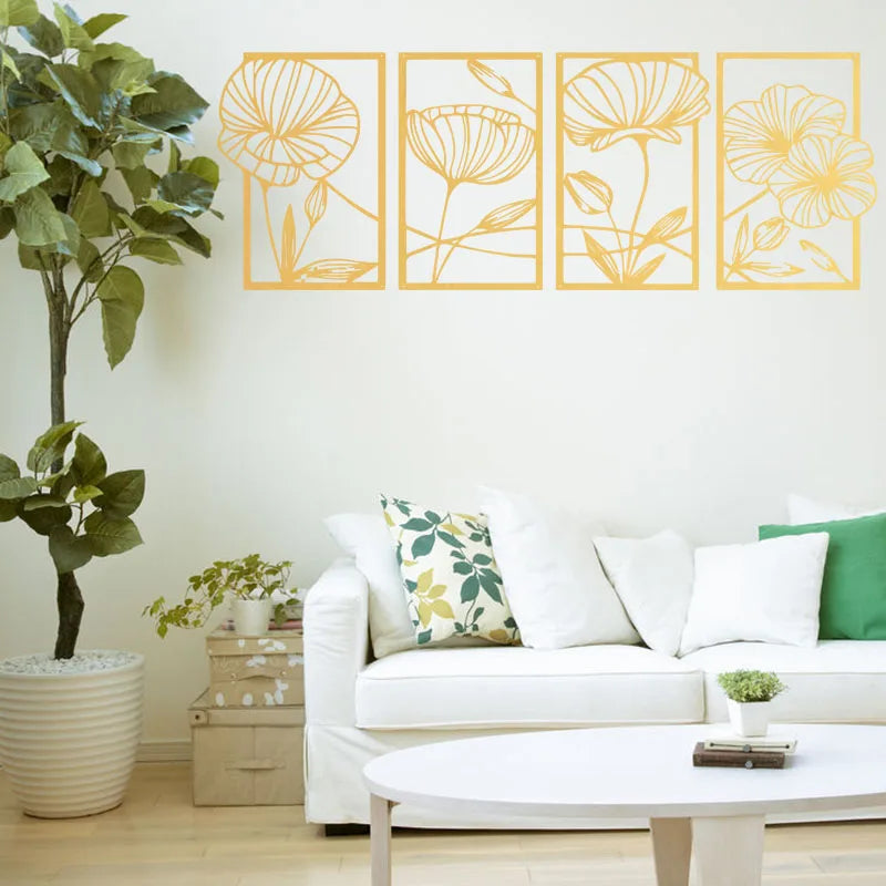 Elegant Bloom Silhouettes