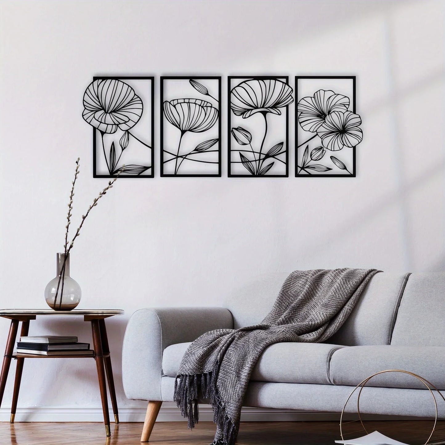 Elegant Bloom Silhouettes