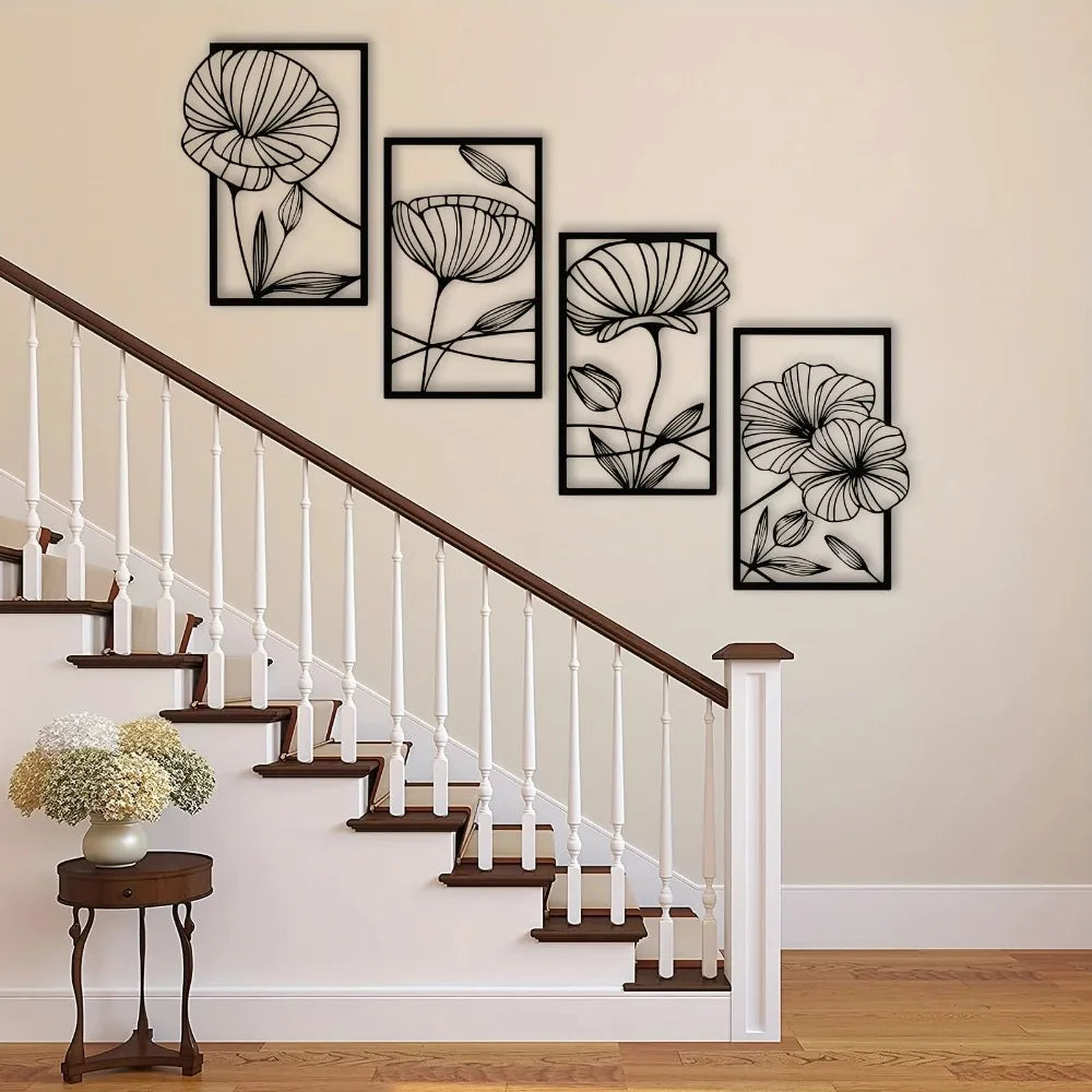 Elegant Bloom Silhouettes