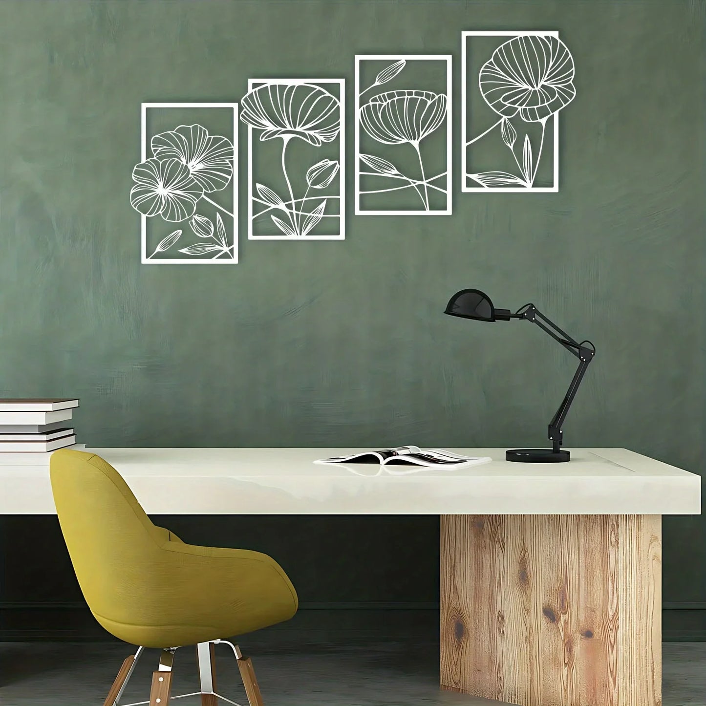 Elegant Bloom Silhouettes