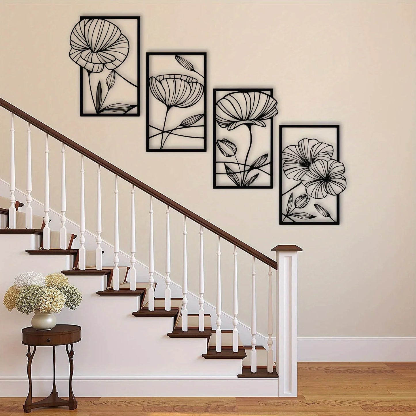 Elegant Bloom Silhouettes