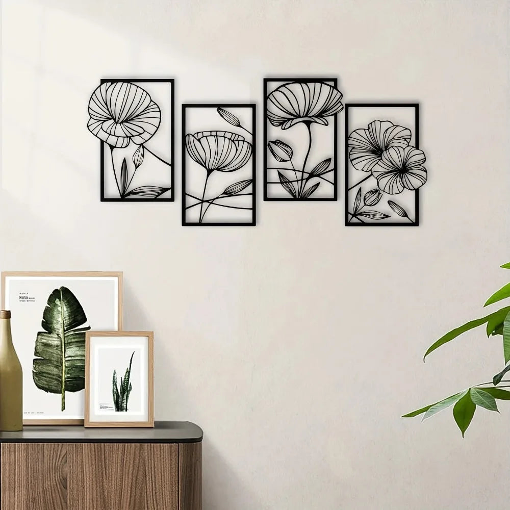Elegant Bloom Silhouettes