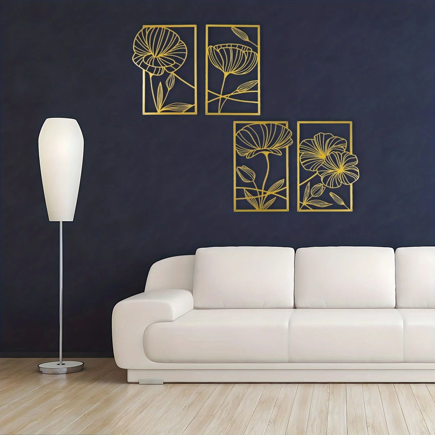 Elegant Bloom Silhouettes
