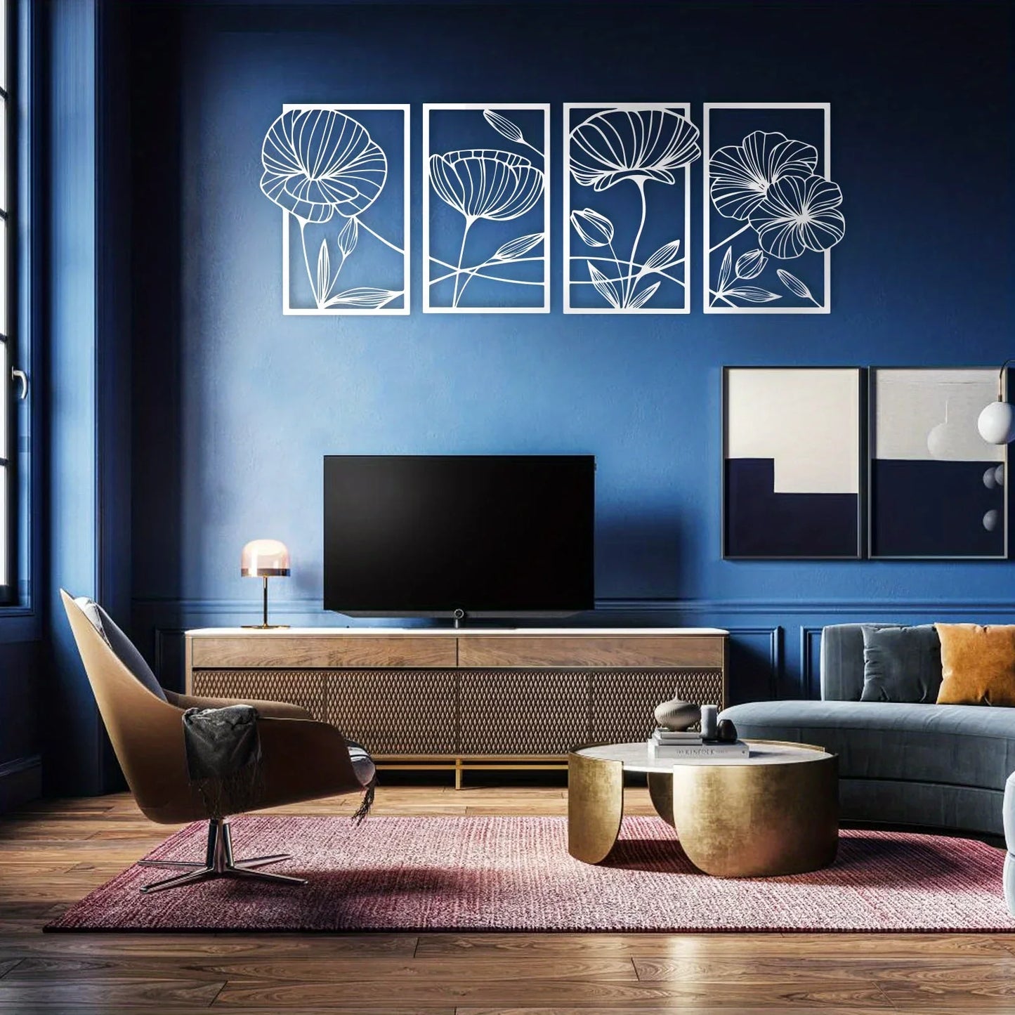 Elegant Bloom Silhouettes