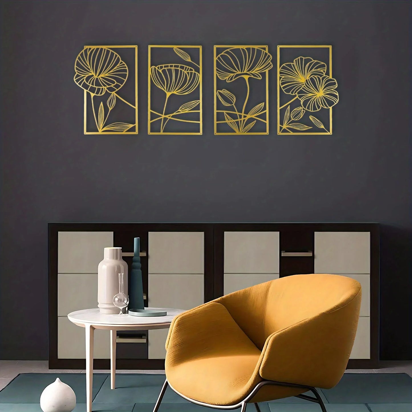 Elegant Bloom Silhouettes