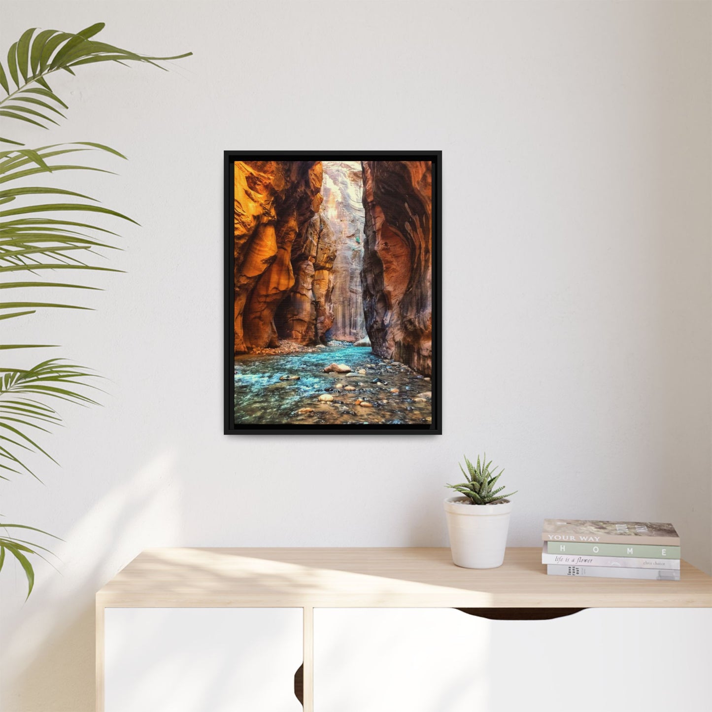 Echoes of the Narrows - Framed Canvas Art