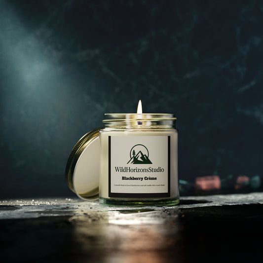 Blackberry Crème - Coconut Apricot Wax Candle