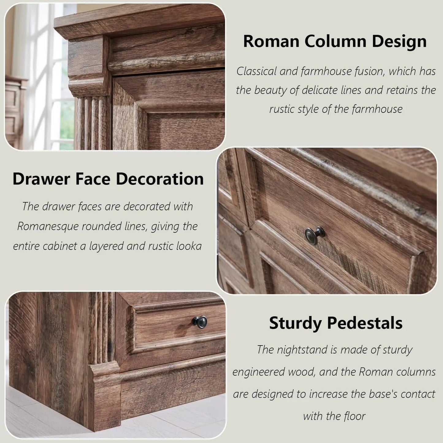 Rustic Haven 6-Drawer Dresser