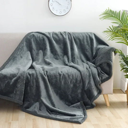 Glacial Mist Sherpa Throw